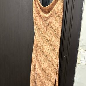RESA Light Brown Strappy Top